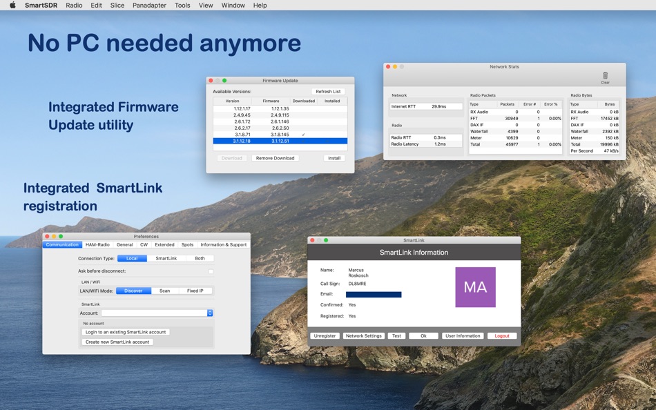 #8. SmartSDR™ FlexRadio Systems® (macOS) Podle: Marcus Roskosch