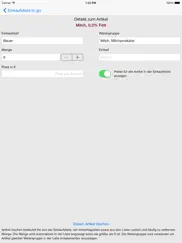 familylist einkaufsliste to go ipad bildschirmfoto 3