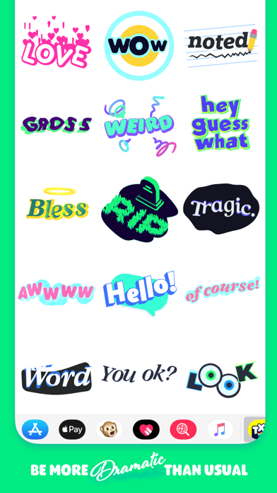 SUPERTXT iPhone screenshot 5 - Stickers app