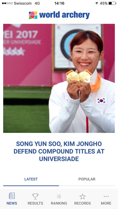 Screenshot #1 pour World Archery