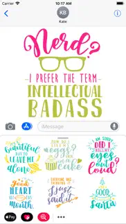 funny quotes sticker iphone screenshot 1