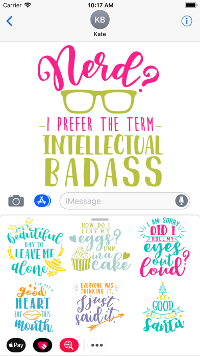 Funny Quotes Sticker Screenshot