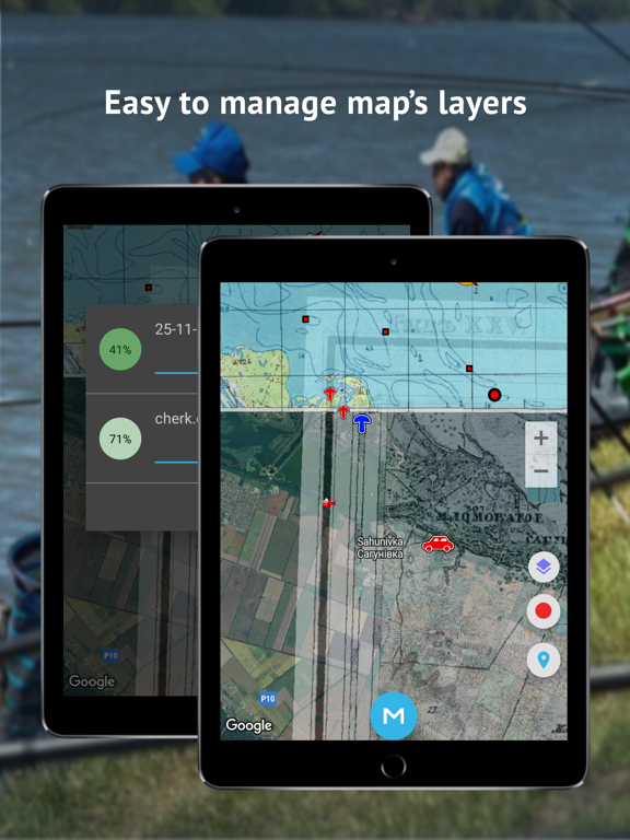Fisherman Navigator iPad screenshot