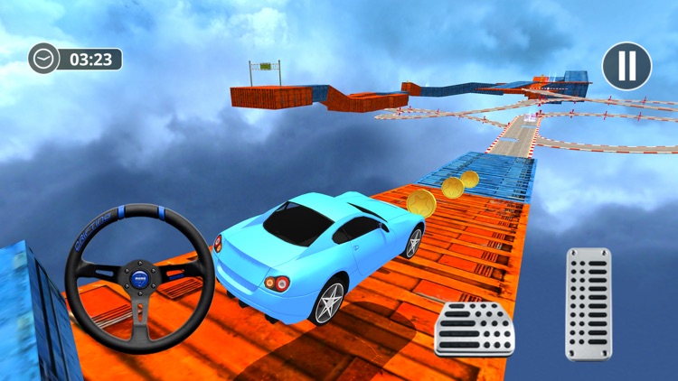 GT Car Stunt 3D - Mega Ramp screenshot-5
