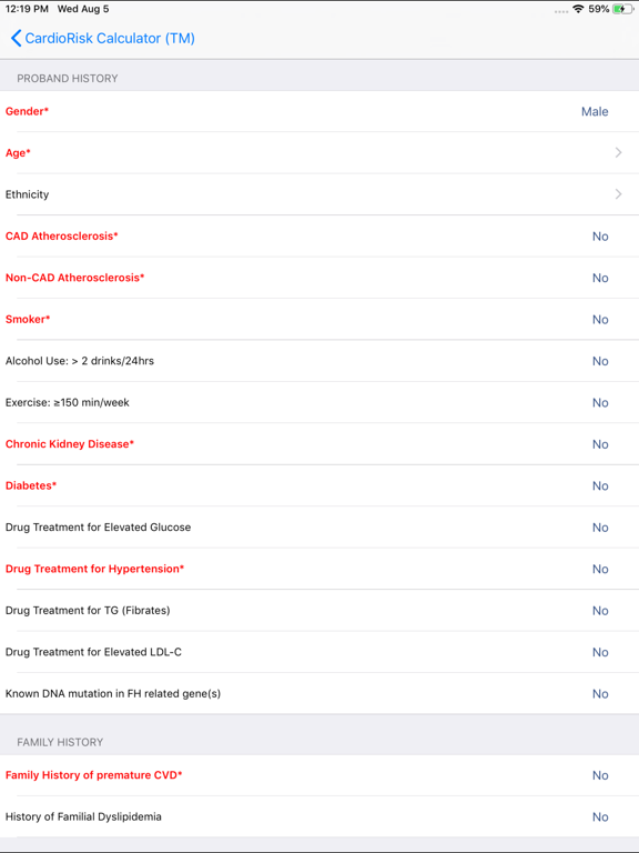 CardioRisk Calculatorのおすすめ画像2