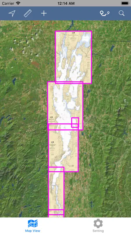 Lake Champlain – Boating Map screenshot 1 of 9