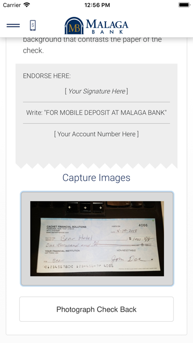 Malaga Bank Screenshot