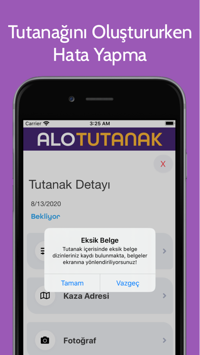 Alo Tutanak - Kaza Tutanağı Screenshot