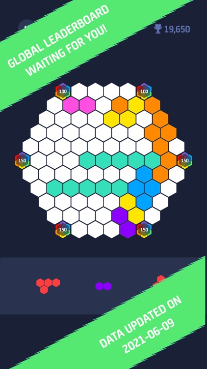 block puzzle: idle hexagon