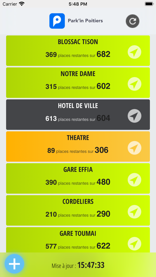 #2. Park'in Poitiers (iOS) 由: Laurent Peignault