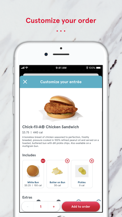 Chick-fil-A Screenshot