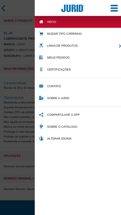 Jurid - Catálogo Screenshot