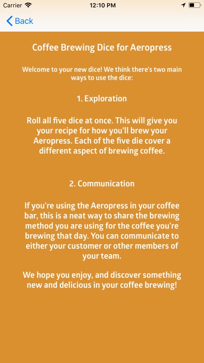 CoffeeDice