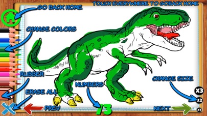 Coloring Dinos Screenshot