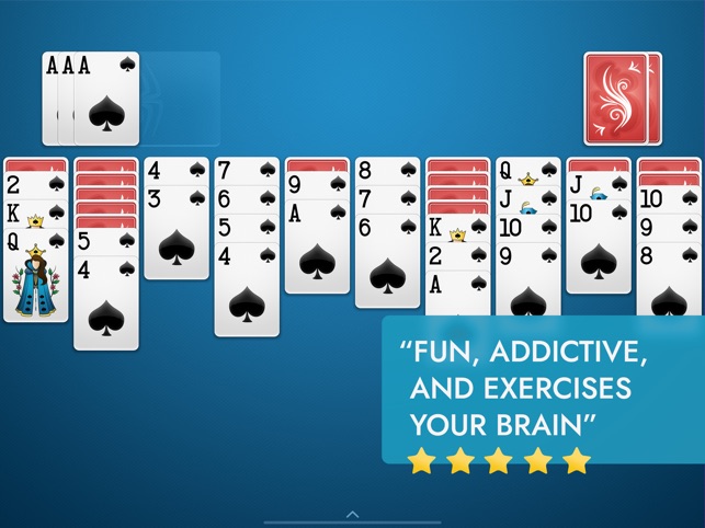 Brilliant for meetings etc -- 2-suit spider solitaire