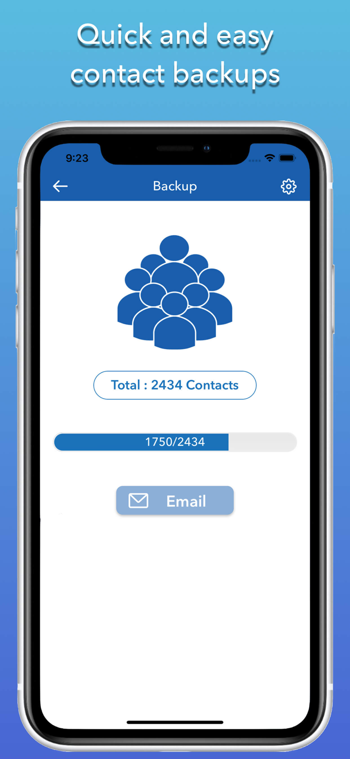 Backup Contacts Cleaner