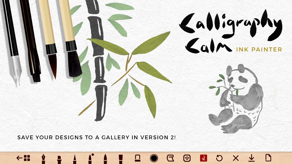 #8. Calligraphy Calm - Ink Brush (iOS) 由: Frosby Designs Ltd.