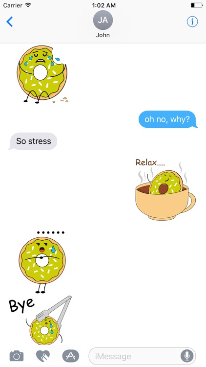 Animated Lovers Donut Stickers screenshot-4