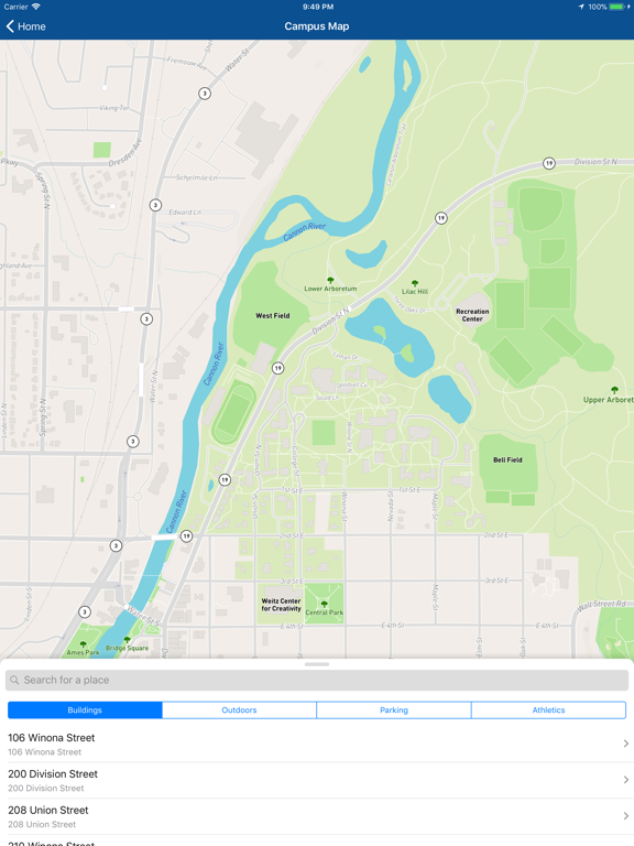 CARLS: Carleton in your pocket iPad screenshot 3 - Education app