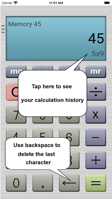 Screenshot #1 pour Plus Calculator