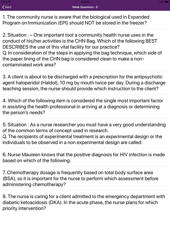 Nursing Quiz 10000+ Questions iPad screenshot 10 - Education app