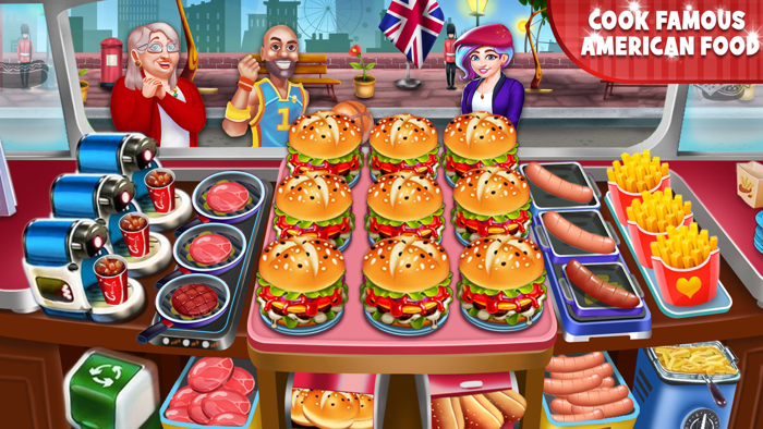 Cooking Truck Craze Food Games