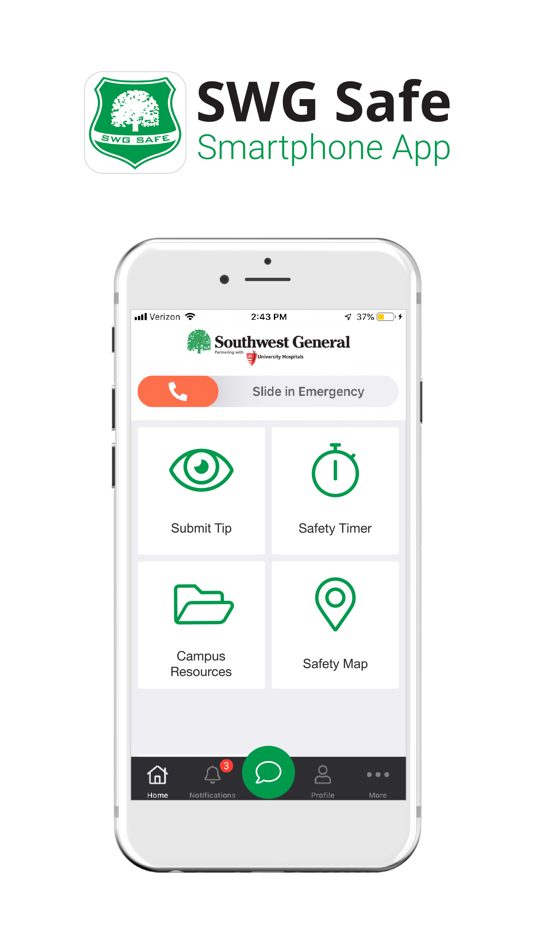 #1. SWG Safe (iOS) 由: Southwest General Health Center