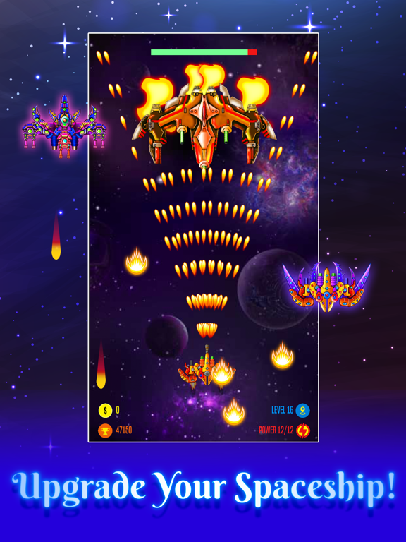 Screenshot #5 pour Captain Galaxy: Chicken Attack