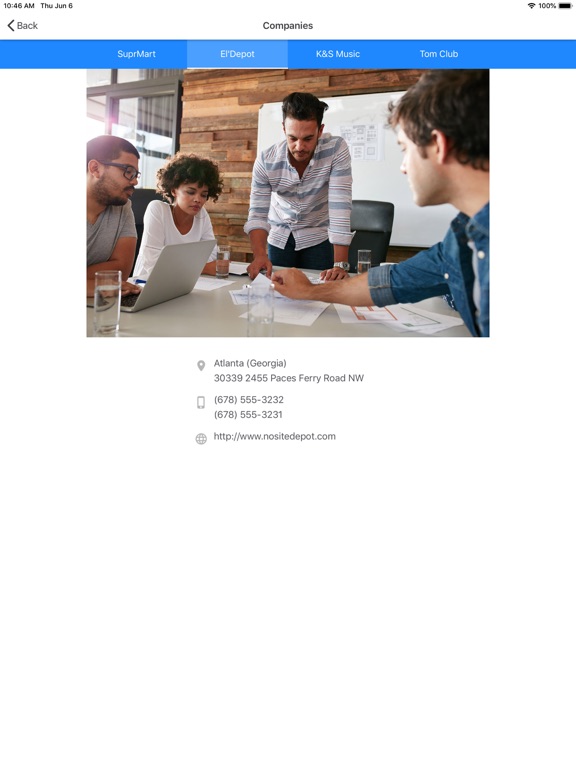 DevExpress Xamarin Gallery iPad screenshot