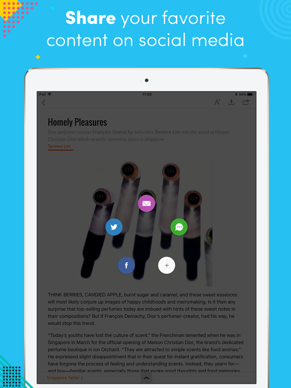 Screenshot #5 for Singapore Tatler