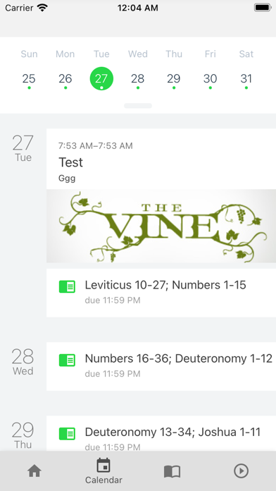 The Vine - Campus App Screenshot