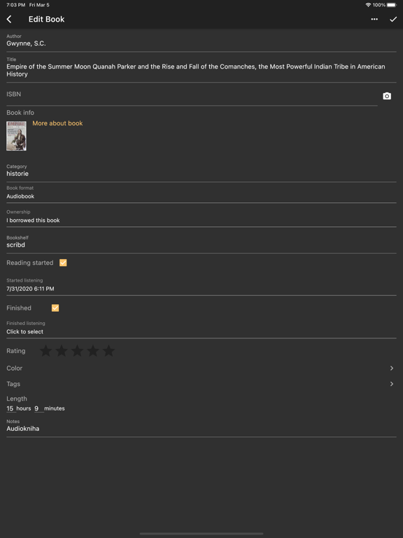 Screenshot #6 pour Reading Diary - Book Tracker