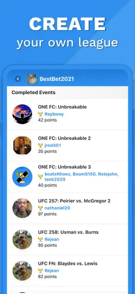 Game screenshot FightPicks - MMA Picks App hack