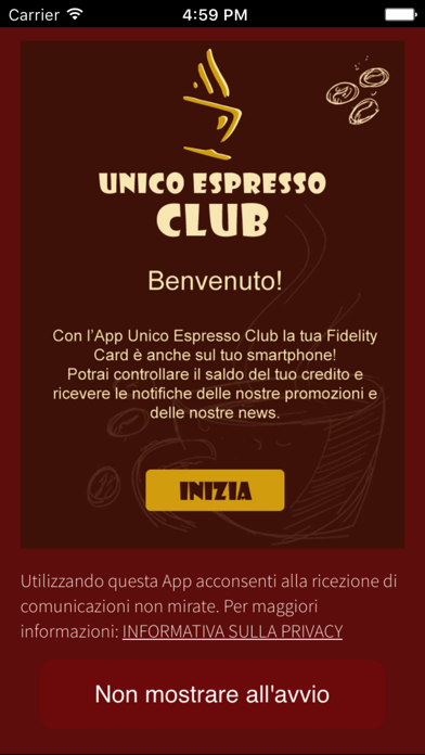 Unico Espresso Club screenshot 2