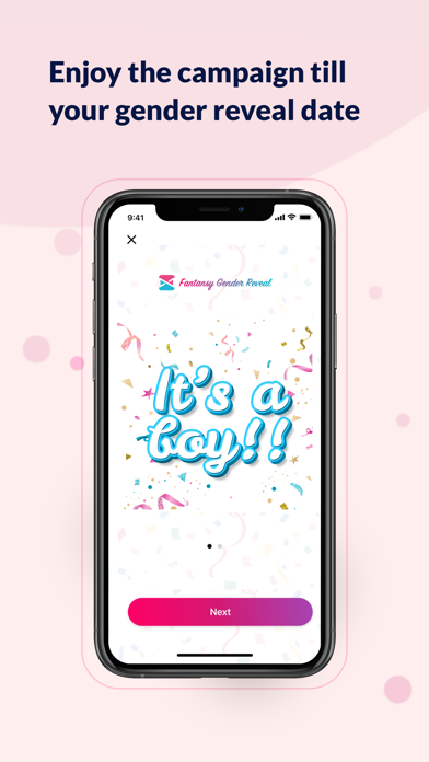 Fantasy Gender Reveal Screenshot