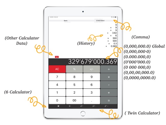 Screenshot #6 pour Calculatrice + Twin Défaut Pro