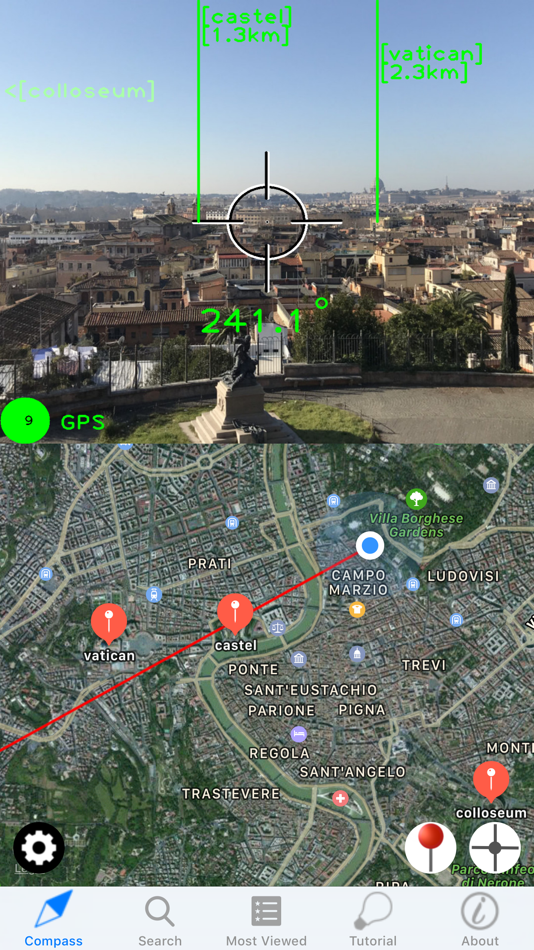 #2. Compass Map-Camera (iOS) 来自: Pawel Mitek