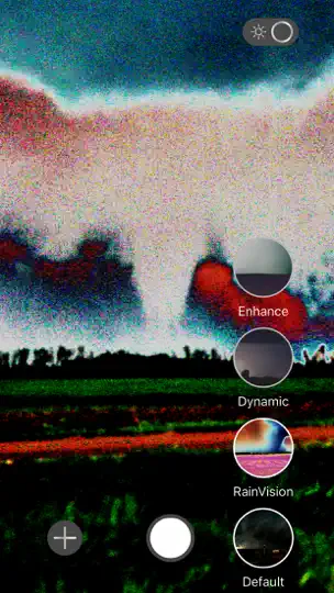 Скриншот Tornado Vision на iPhone 3