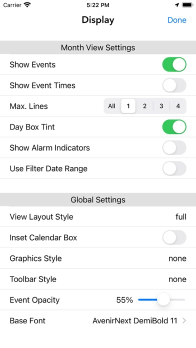 Perspectiva: Calendars, Charts Screenshot