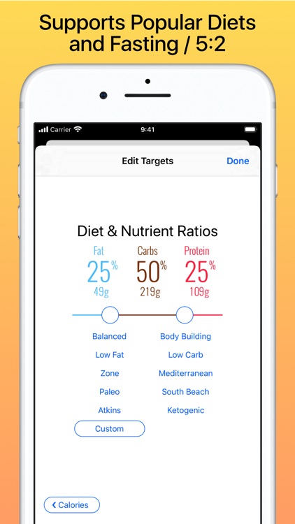 Nutrients & Calories