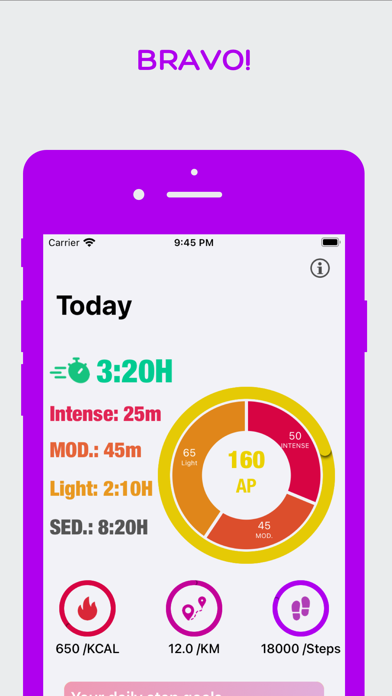 Bravo | fitness Screenshot