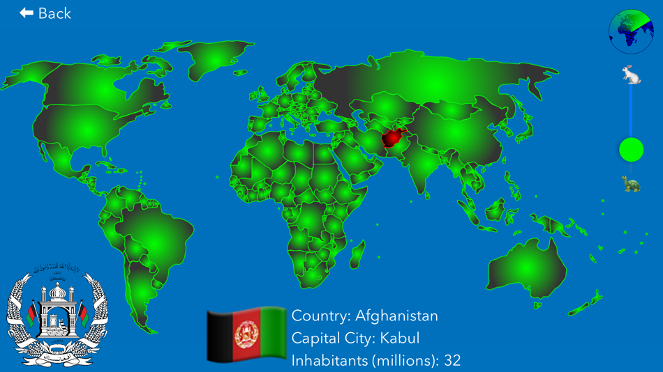 #1. The Blue Map (iOS) 由: Mikolaj Adamowicz