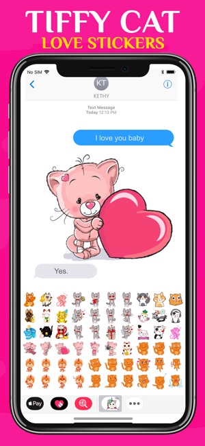 Tiffy Cat Stickers(圖4)-速報App