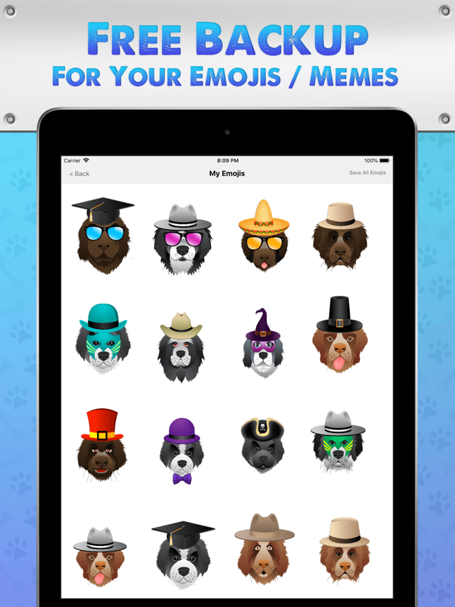 ‎NewfyMoji Screenshot
