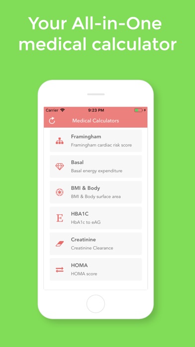 Screenshot #1 pour MCalculator - For Doctors