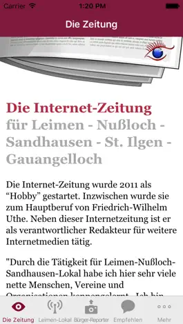 Game screenshot Internetzeitung Leimen-Lokal apk