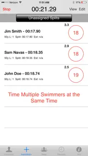 How to cancel & delete stopwatch for swimming 2