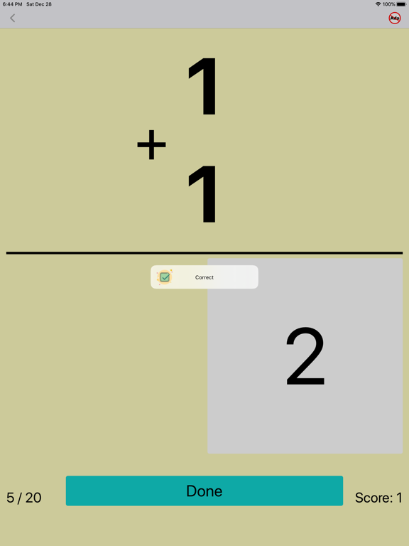 Number writing practice math 1 iPad screenshot 4 - Education app