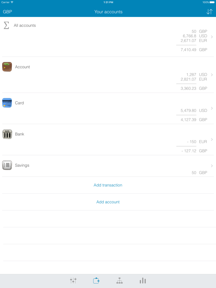 My Wallets - Finance Tracking