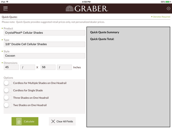 App screenshot